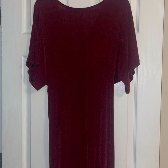 Burgundy Size L Fashion Nova Elegant Dress - Picture 4 of 5